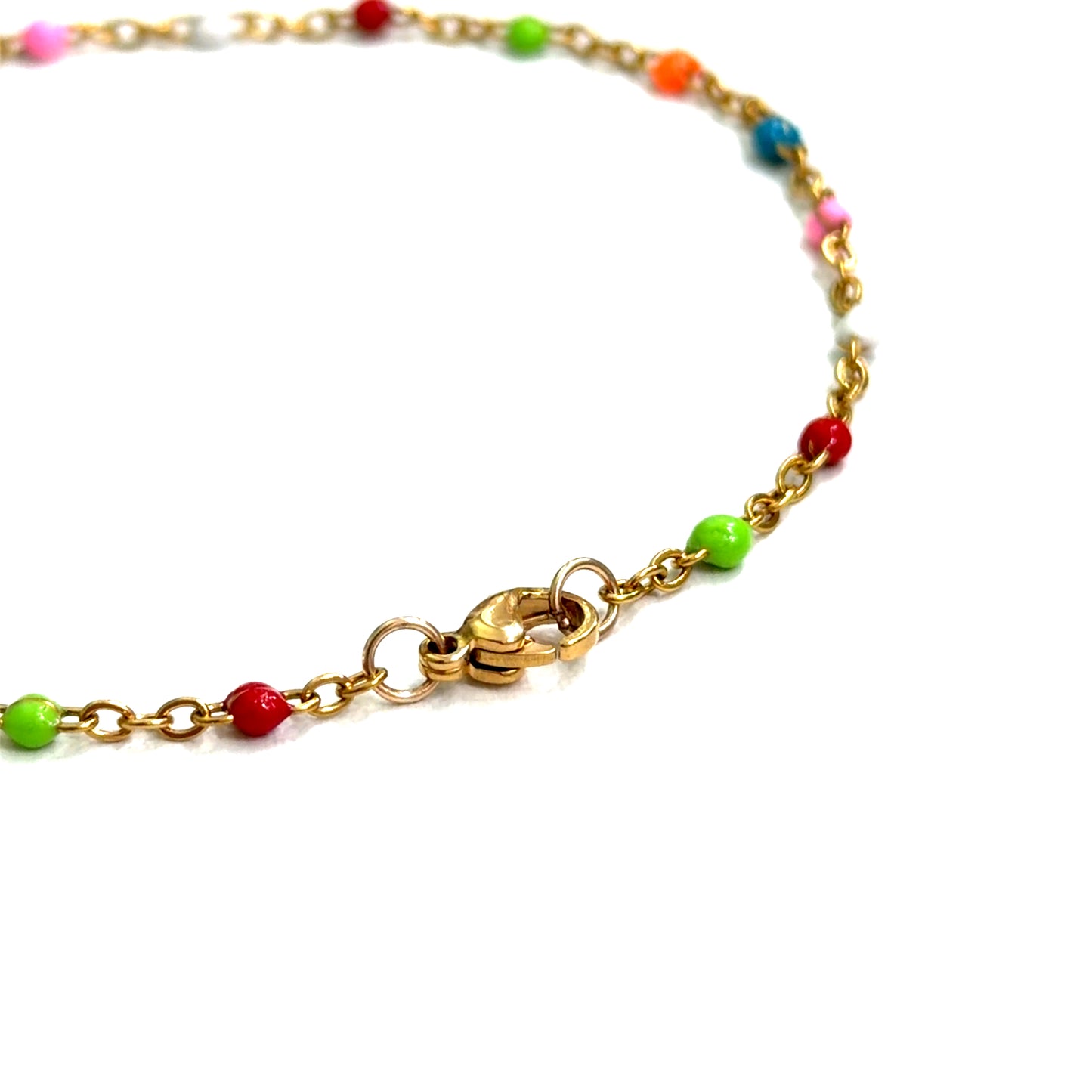 Multi-color Enamel Anklet