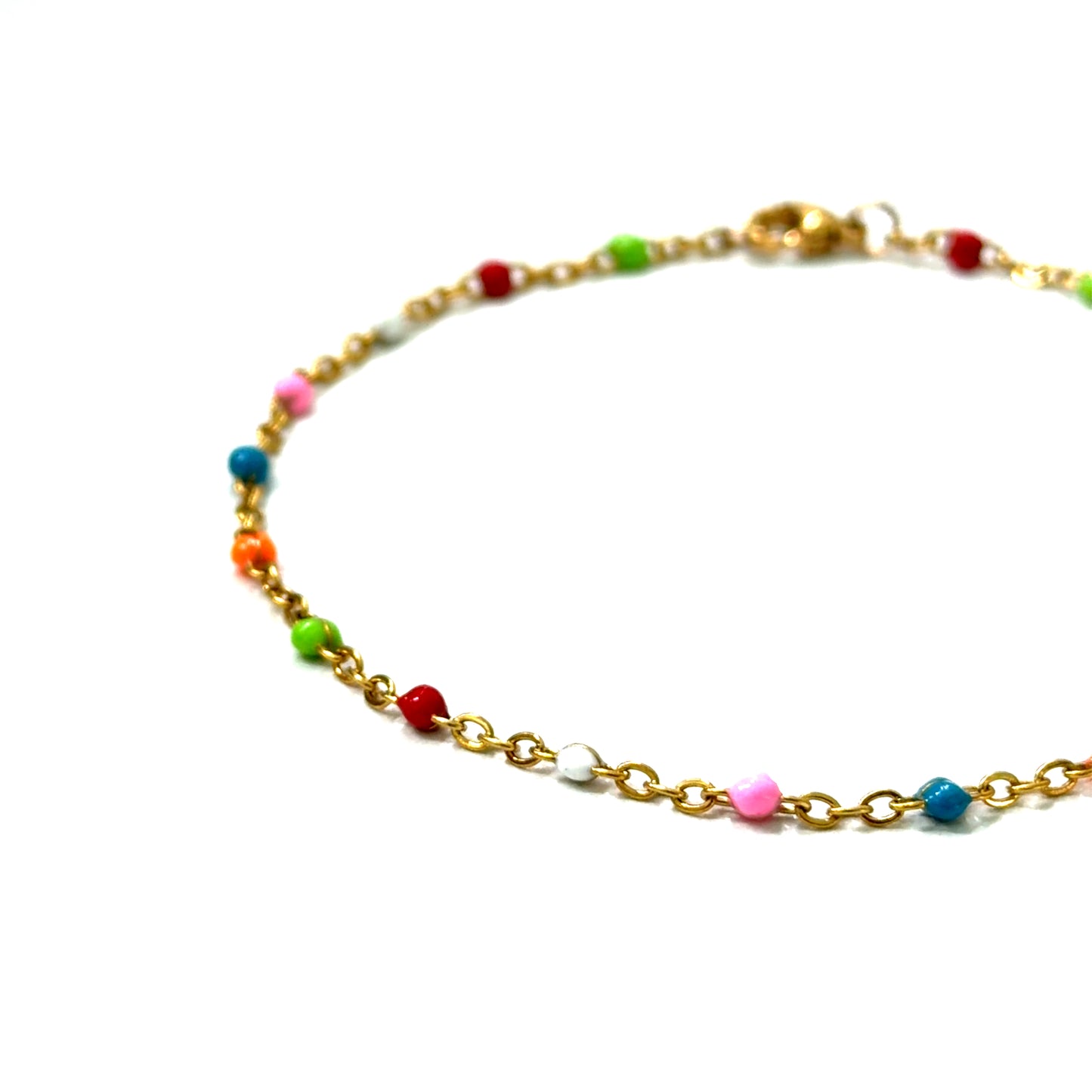 Multi-color Enamel Anklet