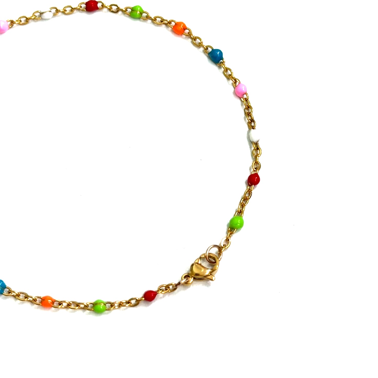 Multi-color Enamel Anklet