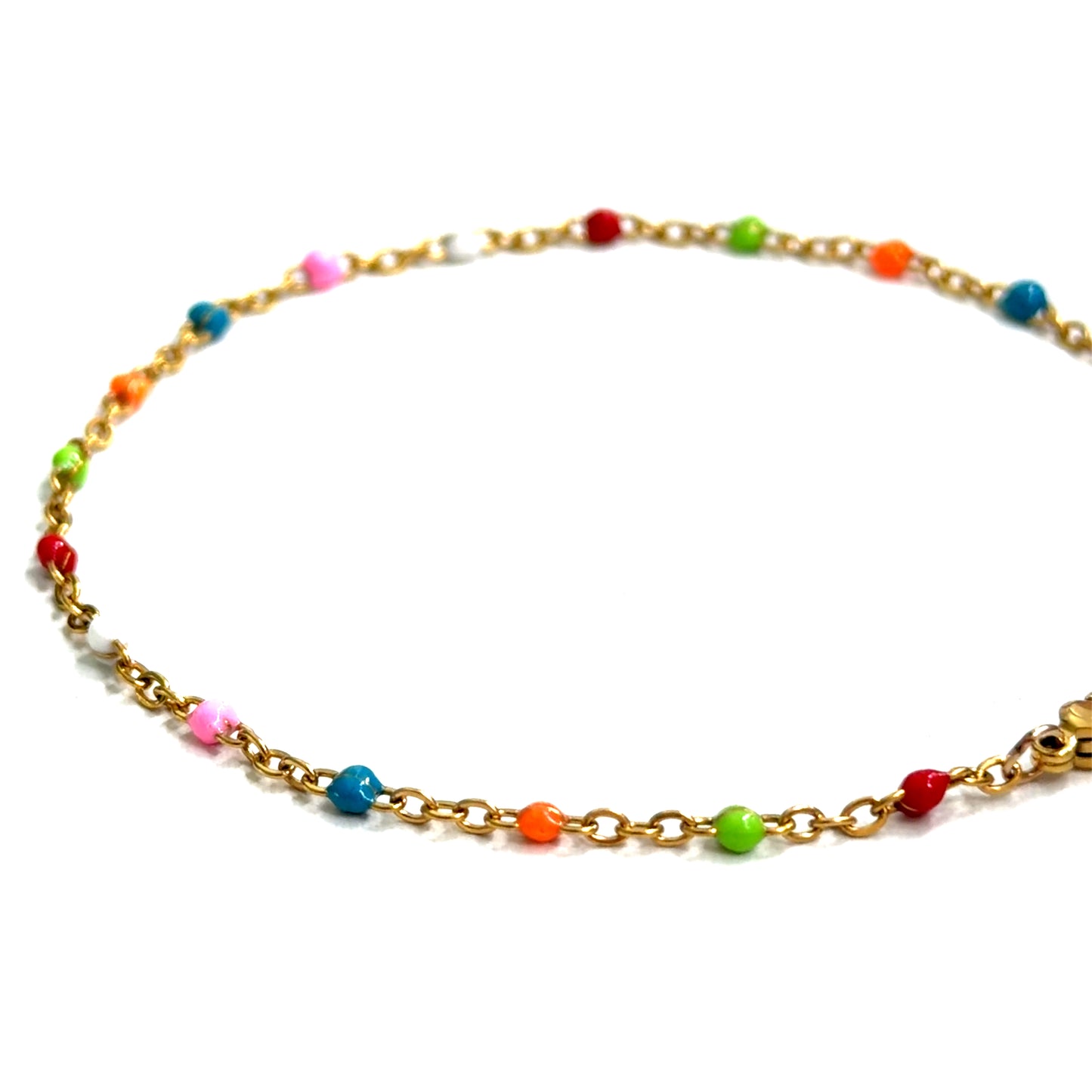 Multi-color Enamel Anklet